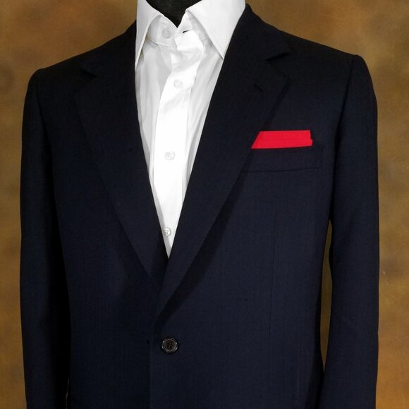NEW Red 100% Cotton Pre-Folded Pocket Square Handkerchief Insert - Picture 1 of 6